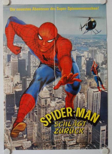 Spiderman schlägt zurück originales deutsches Filmplakat